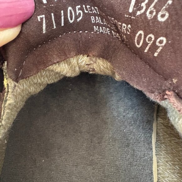 Men's Shoes Brown Rocky Oxford 10 1/2 M Leather Uppers Made in USA - Picture 8 of 8